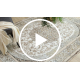 BLISS Z204AZ128 tepih krem / bež - Okvir, ornament, moderno, strukturalno