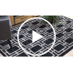 Tepih AMOUR 53078B crni - Geometrijski, linije moderan, elegantan
