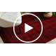 ORIENT 6889 tepih bordo / crni Buchara, Okvir, orijentalni, s resama